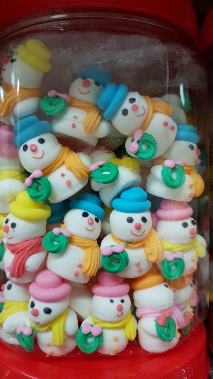 Bông đường Trang Trí Noel- Người tuyết nhỏ