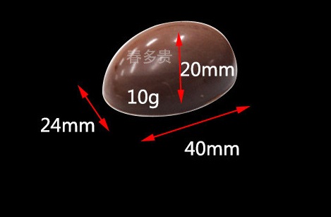 Khuôn socola bonbon 21 hình bầu dục - 1134