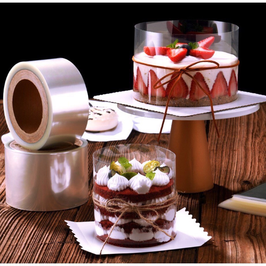 Cuộn mica mềm quấn thành bánh lạnh (6cm và 8cm)