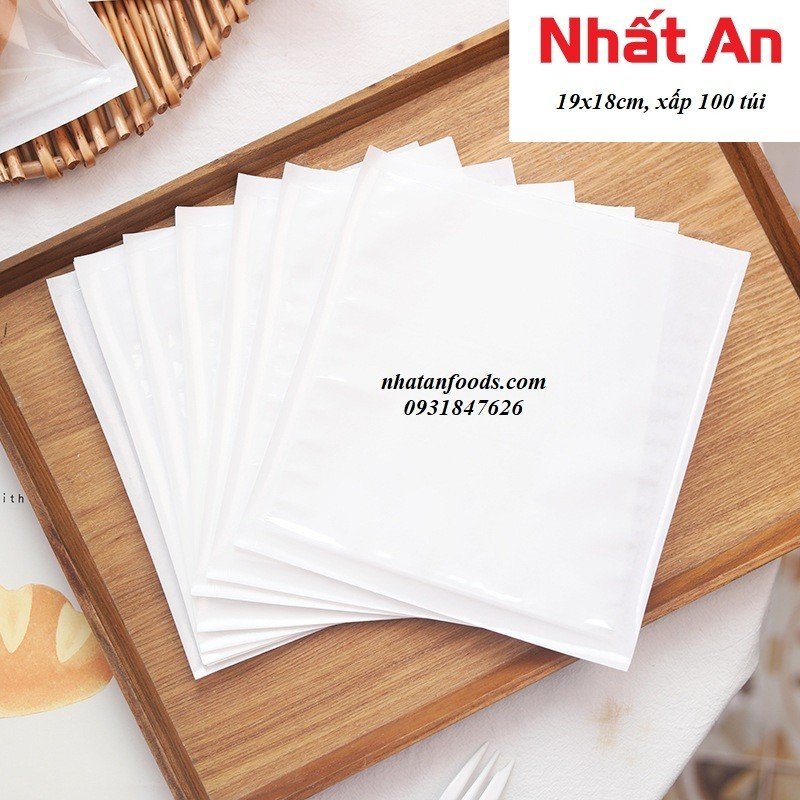 Túi đựng bánh mì 18x19cm - Set 100 túi