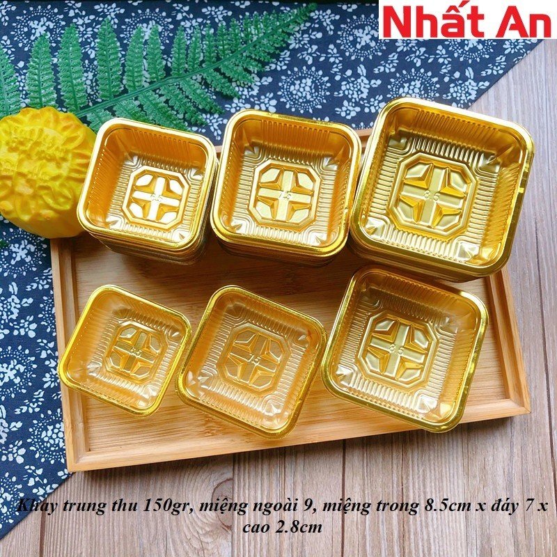 Khay trung thu thành thấp 150gr Màu Trắng