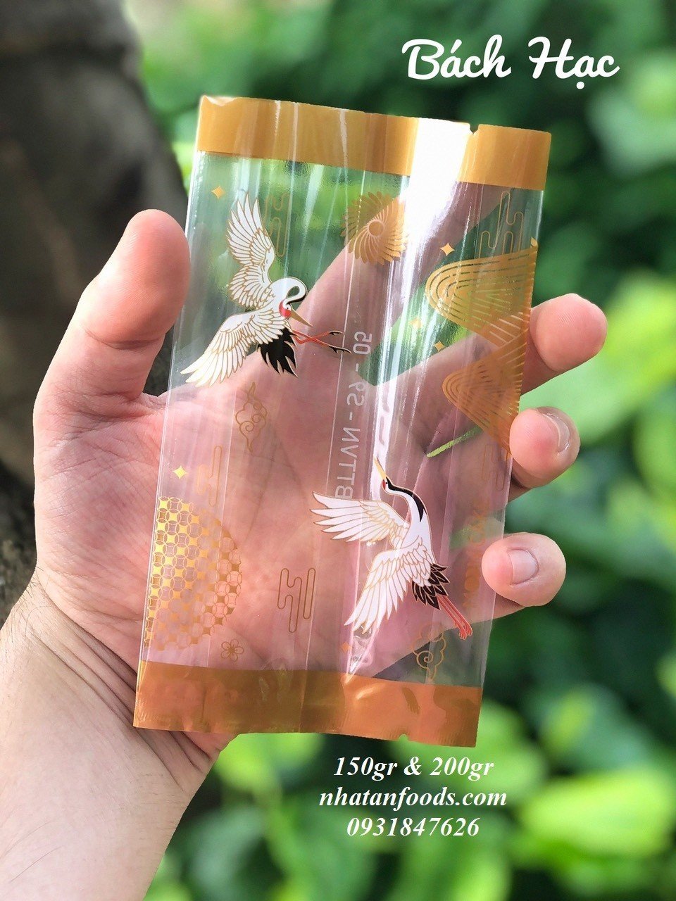 Túi hàn trung thu Bạch Hạc  200gr - 100 túi