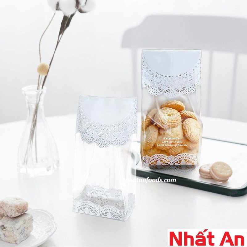 Túi ren đựng bánh quy size nhỏ - 50 túi