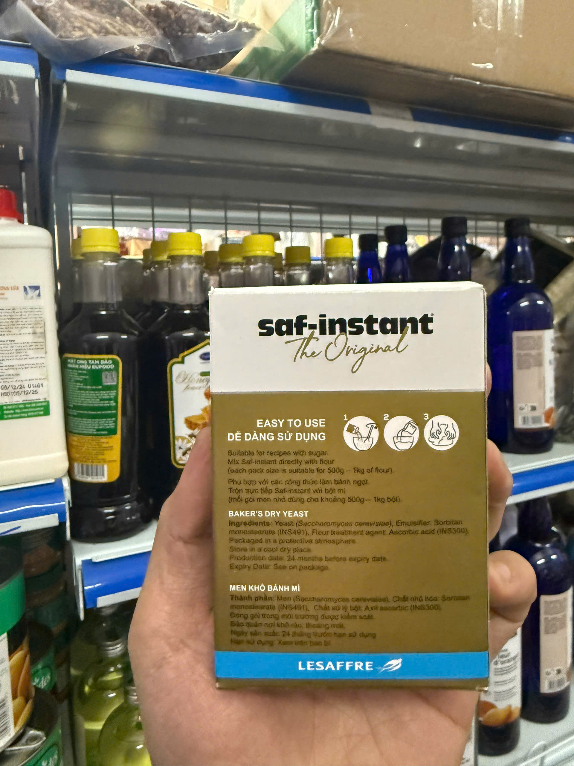 Men khô ngọt Saf-Instant 55gr (hộp 5 gói nhỏ)