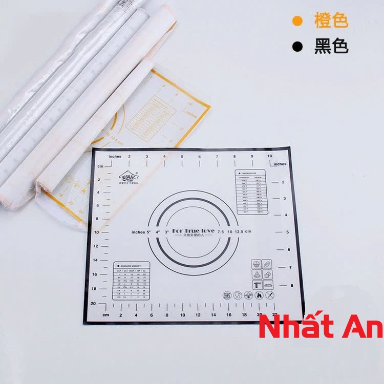 Tấm lót silicone nhồi bột (Có 2 size)