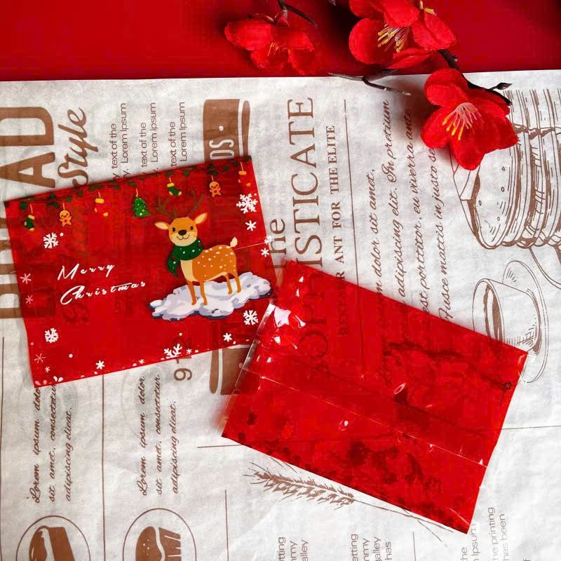 Túi hàn 7x10cm Noel Tuần Lộc 100 túi