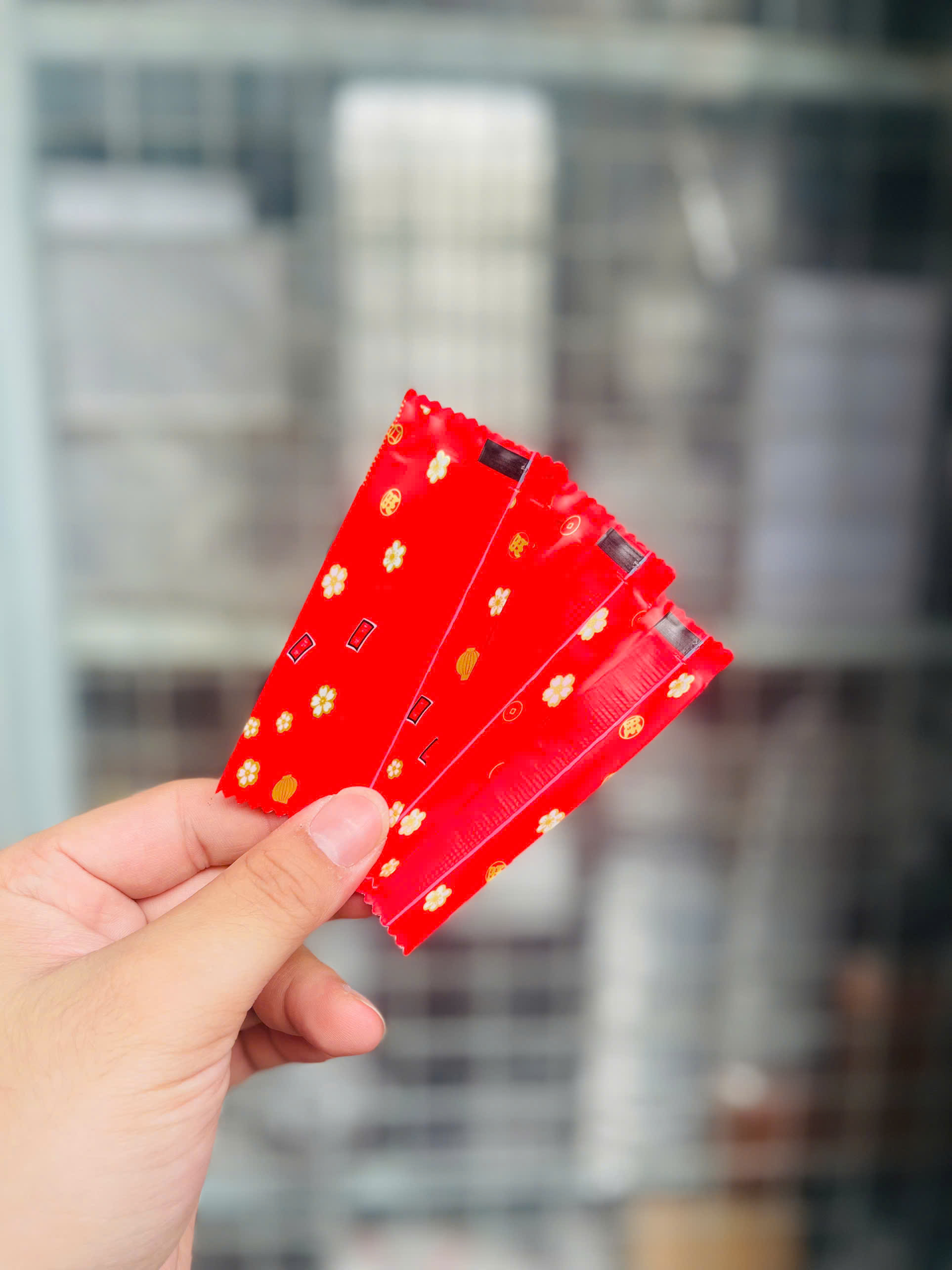 Túi kẹo nougat hình con bò xấp 200 túi