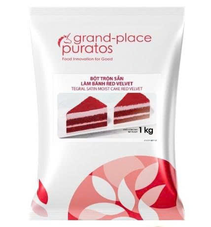 Bột trộn sẵn làm bánh red velvet Puratos 1kg