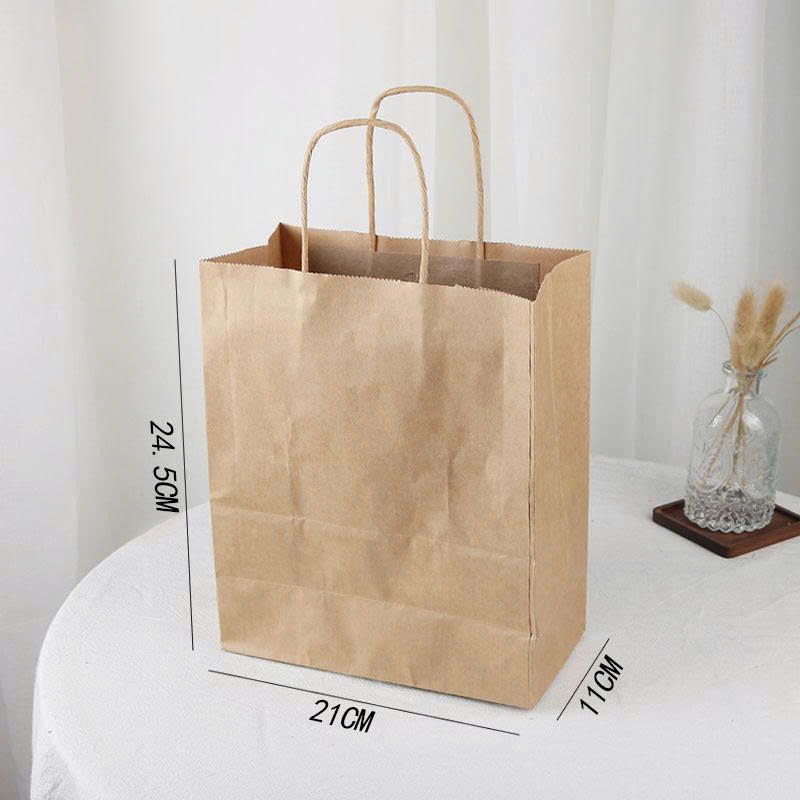 Túi giấy kraft quai xách size trung