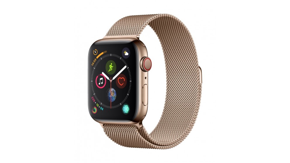 16+ Apple Watch Series 4 Gold Stainless Steel Case With Gold Milanese Loop Gallery