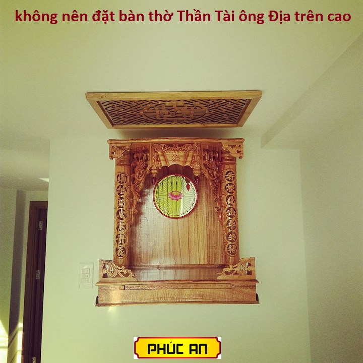 Hãy đến và chiêm ngưỡng bàn thờ ông Địa treo tường mới nhất năm 2024, với thiết kế độc đáo và sang trọng. Bàn thờ mang lại sự may mắn và thành công cho gia đình bạn trong mọi việc. Không chỉ là vật phẩm tâm linh, nó còn là điểm nhấn trang trí tuyệt vời cho ngôi nhà của bạn.