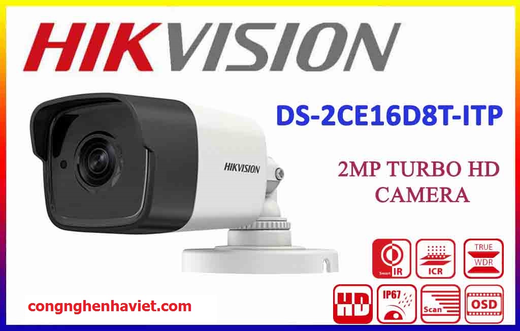 Camera TVI Hikvision 2MP thân hồng ngoại DS-2CE16D8T-ITP dùng có bền không?