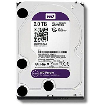 Ổ CỨNG WESTERN CHUYÊN DỤNG CHO CAMERA PURPLE 2TB WD20PURX