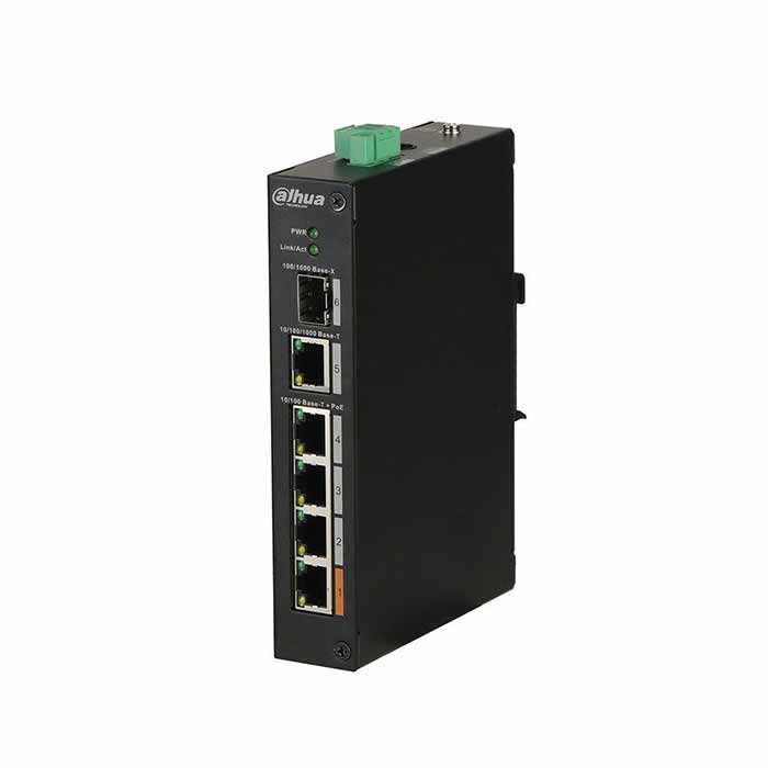 SWITCH POE 4 PORT DAHUA DH-PFS3106-4ET-60