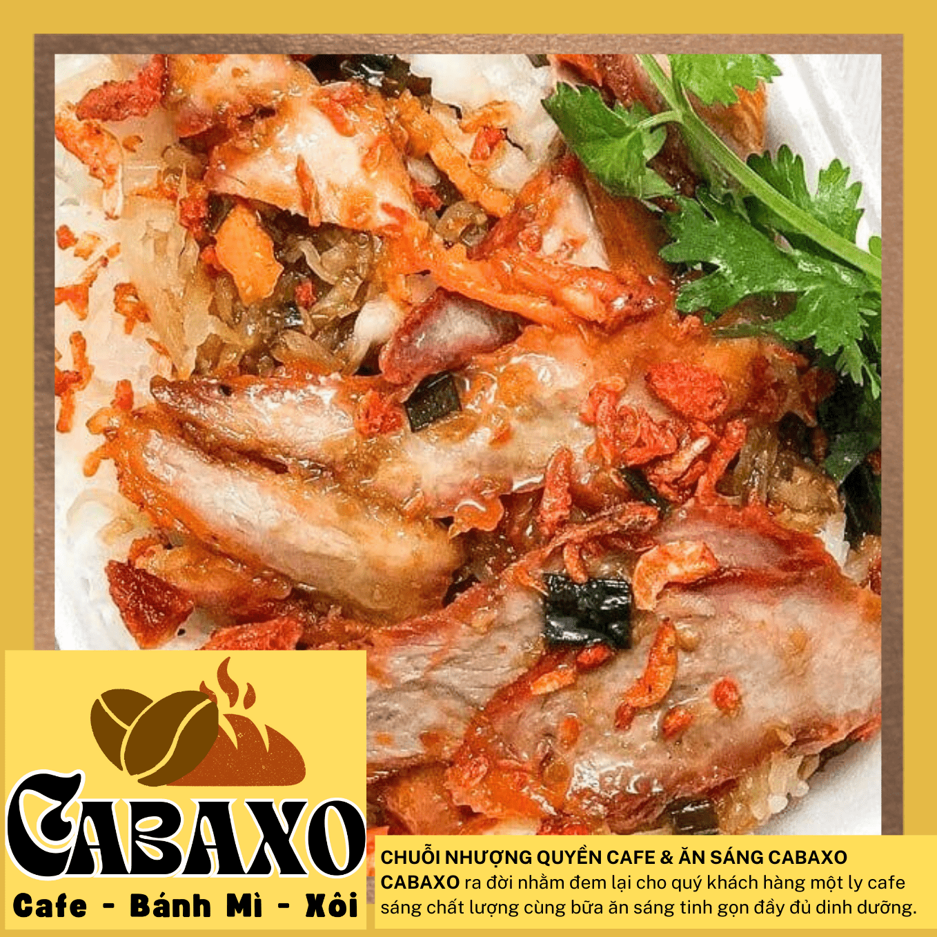 Xôi mặn thập cẩm CABAXO