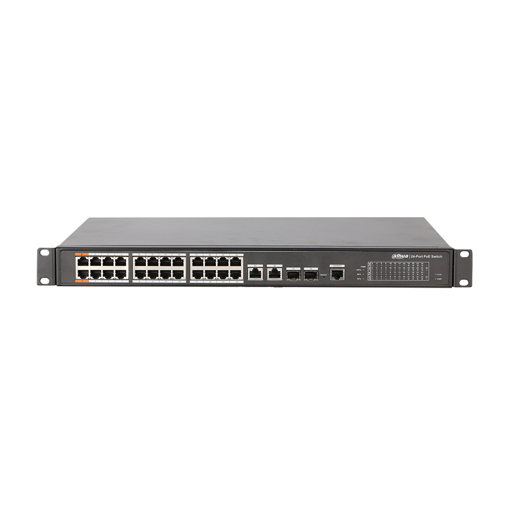 SWITCH POE 24 PORT DAHUA PFS4226-24ET-240