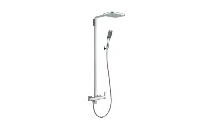 BF 930 520S - Waterfall Shower Column Mixer