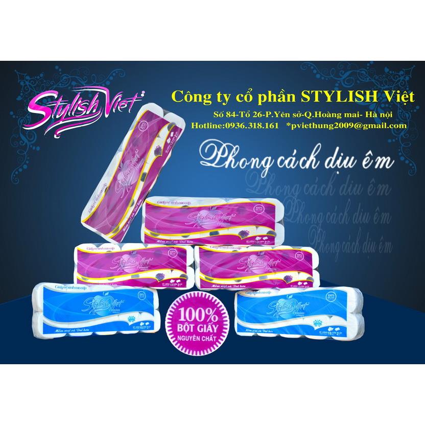 Giấy vệ sinh 2 lớp 10 cuộn ( Có lõi , không lõi )