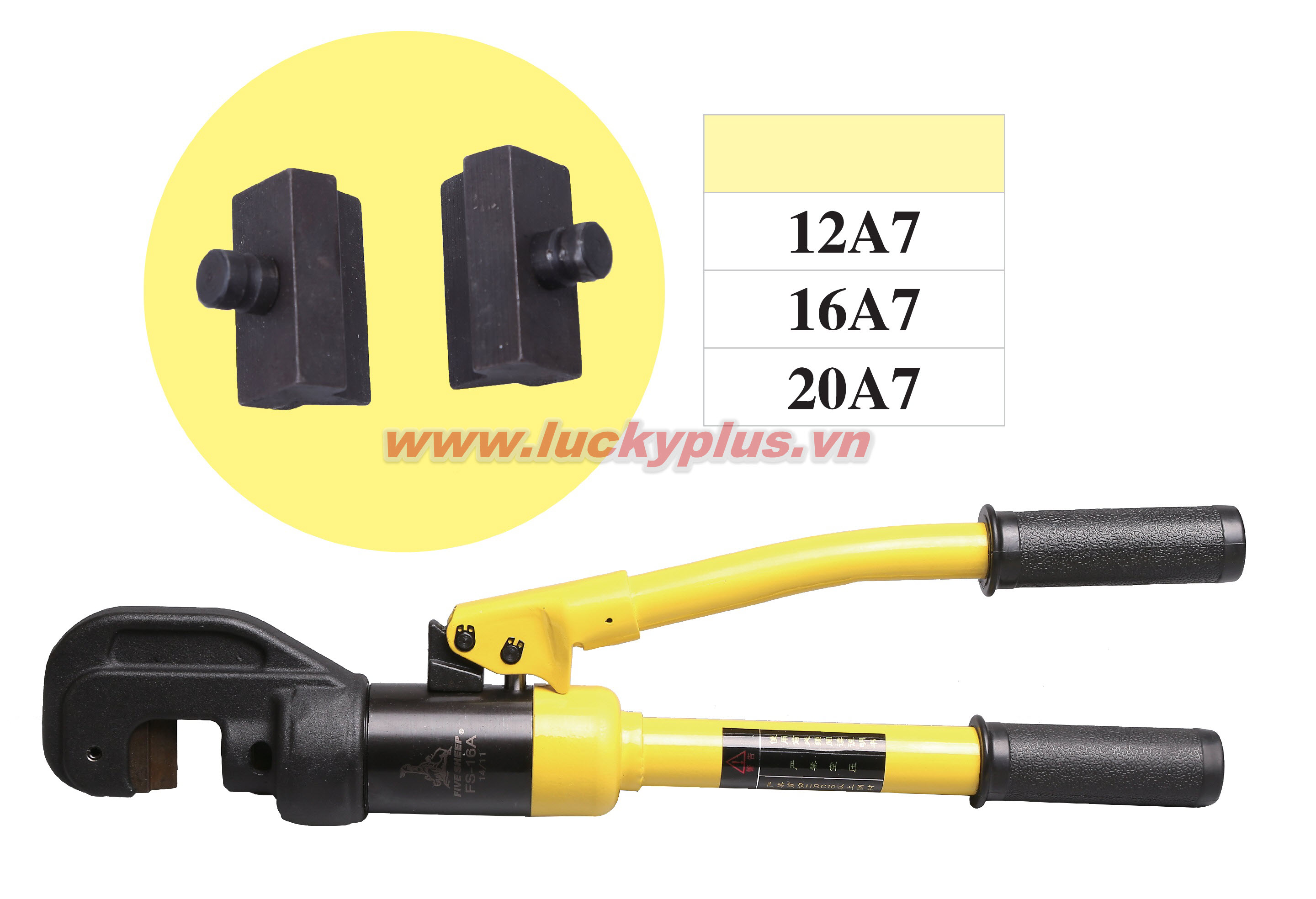 Kìm cắt thủy lực FiveSheep FS-12A , FS-16A(K) ∅4-16mm, FS-20A(K) ∅4-12mm