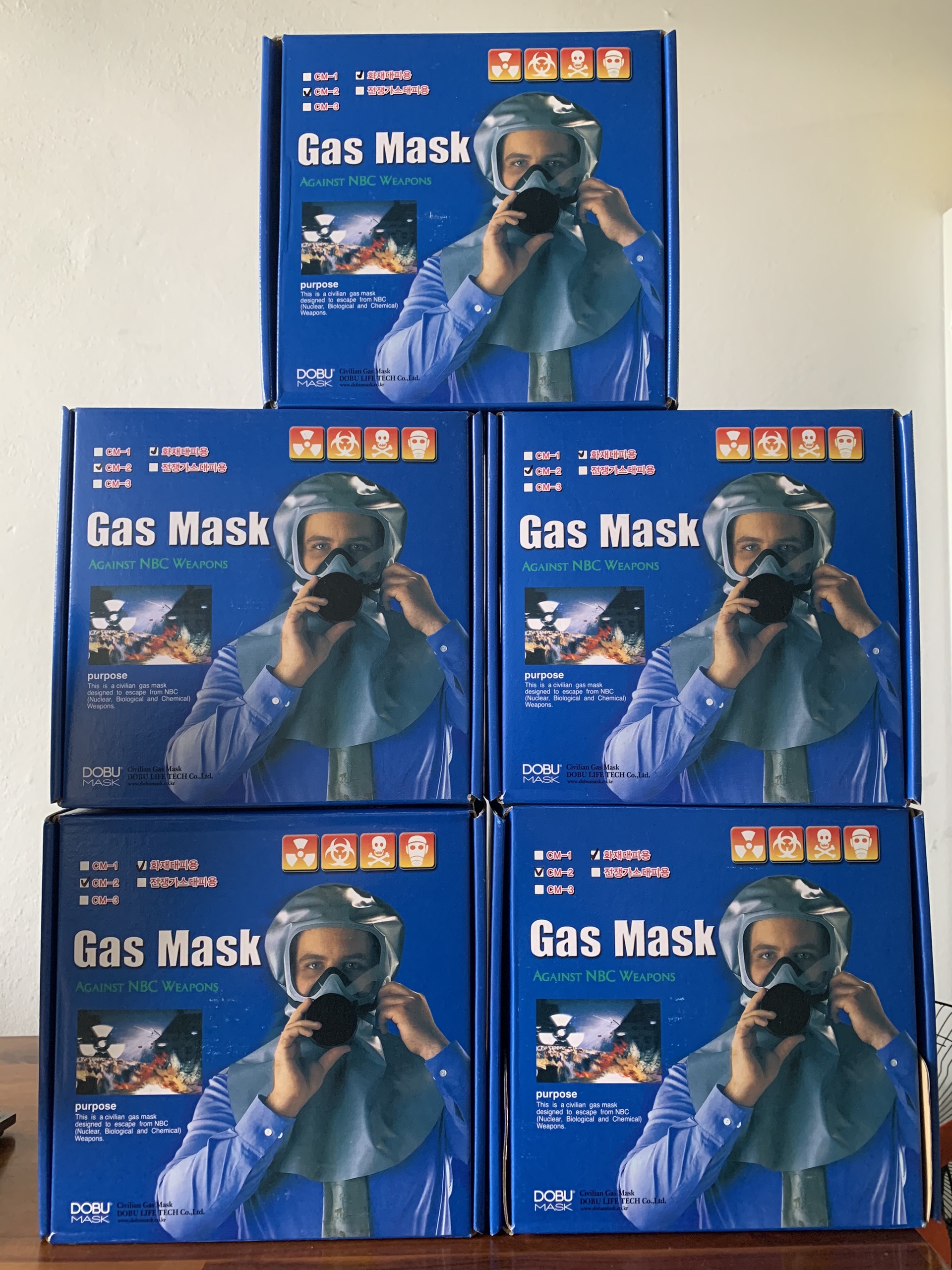 Mặt nạ phòng khói độc cao cấp CM2 DOBU MASK Hàn Quốc