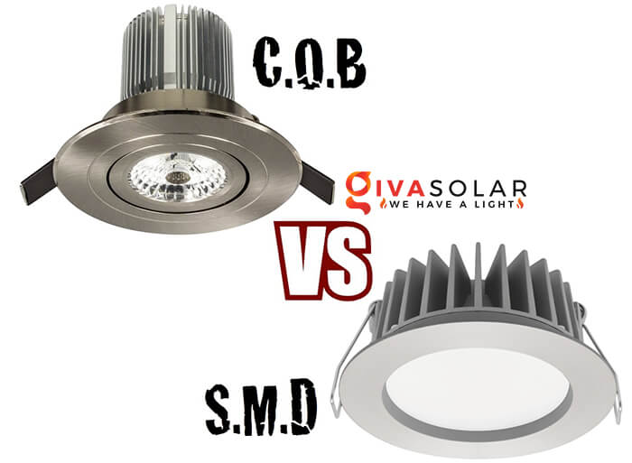 So Sánh Chip LED SMD và COB Dùng Cho Đèn Năng Lượng Mặt Trời