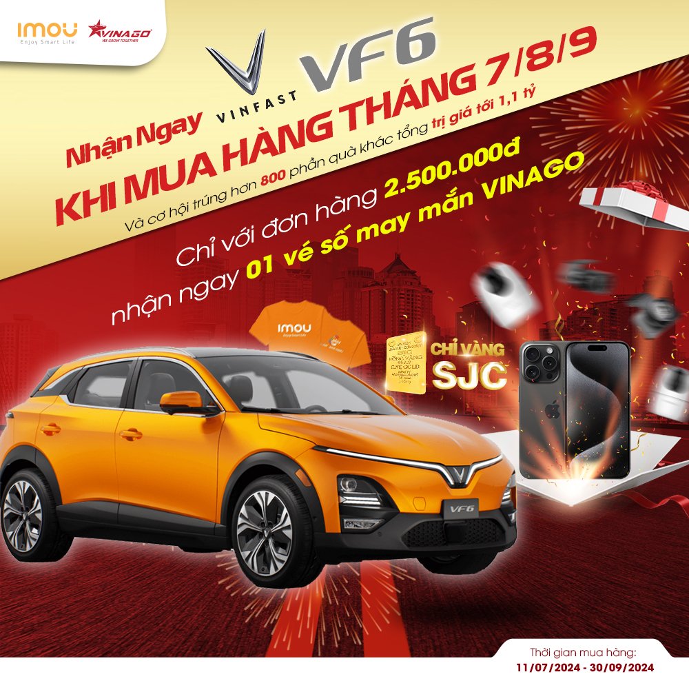 CƠ HỘI NHẬN QUÀ LỚN KHI MUA HÀNG THÁNG 7/8/9 TẠI VINAGO