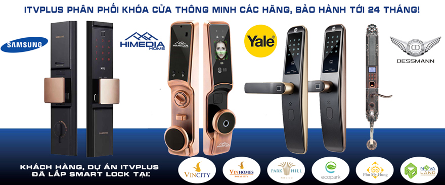 phân phối khóa cửa vân tay chính hãng