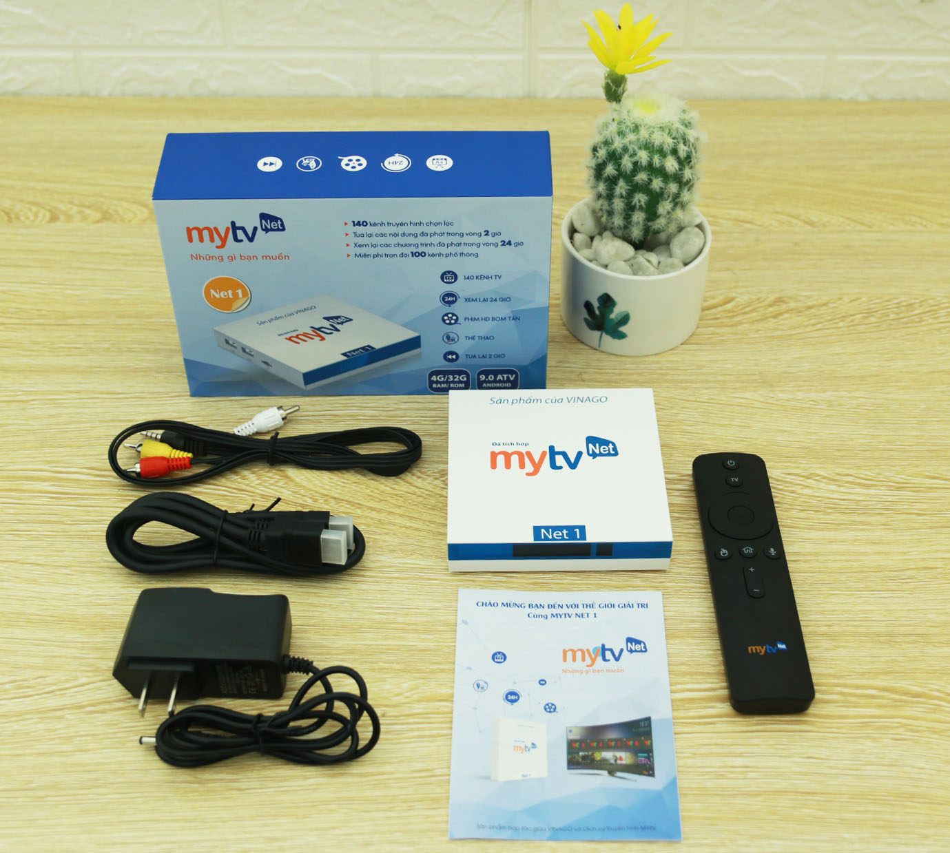 Sản phẩm Android Box Mytv Net1 phiên bản 4G, rom 32G - Android ATV 9.0