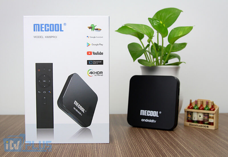 tv box mecool km9 pro android tv 9.0 ram 4gb rom 32gb kem voice remote hinh 01