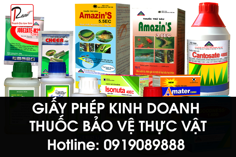 Giấy phép kinh doanh thuốc bảo vệ thực vật