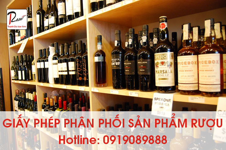 Giấy phép kinh doanh phân phối sản phẩm rượu