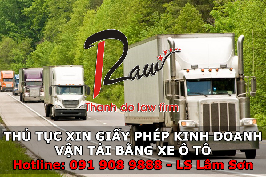 Thủ tục xin giấy phép kinh doanh vận tải bằng xe ô tô