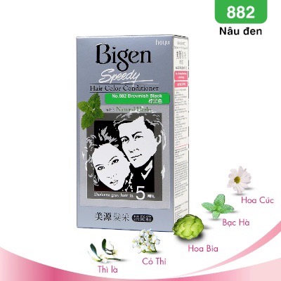 Nhuộm Bigen Speedy Xám