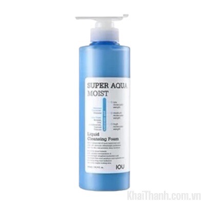 Sữa Rửa Mặt IOU Super Aqua 500ml