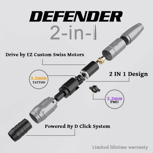 Máy Xăm Pen EZ Defender 2in1