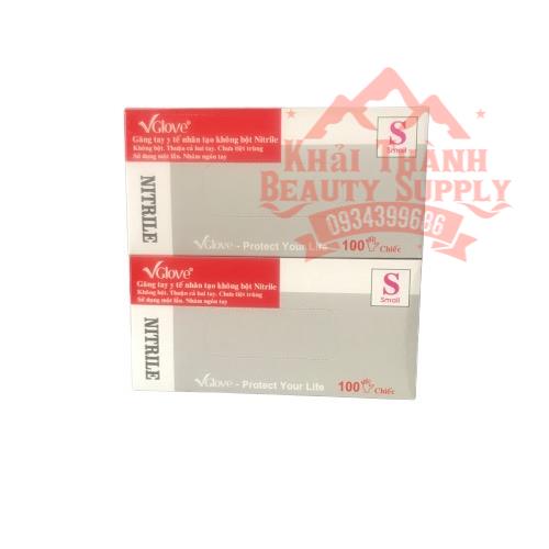 Găng Cao Su Vglove Trắng