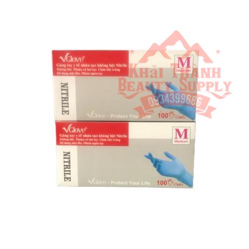 Găng Cao Su Vglove Trắng