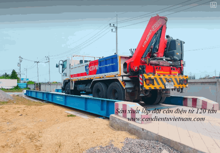 BÁO GIÁ TRẠM CÂN ĐIỆN TỬ 120 TẤN CÂN XE TẢI MỚI NHẤT