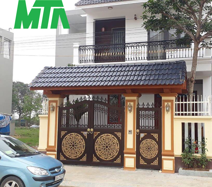 Mẫu cổng đẹp, cửa đẹp trang nhã, sang trọng mới nhất CNC24H.COM