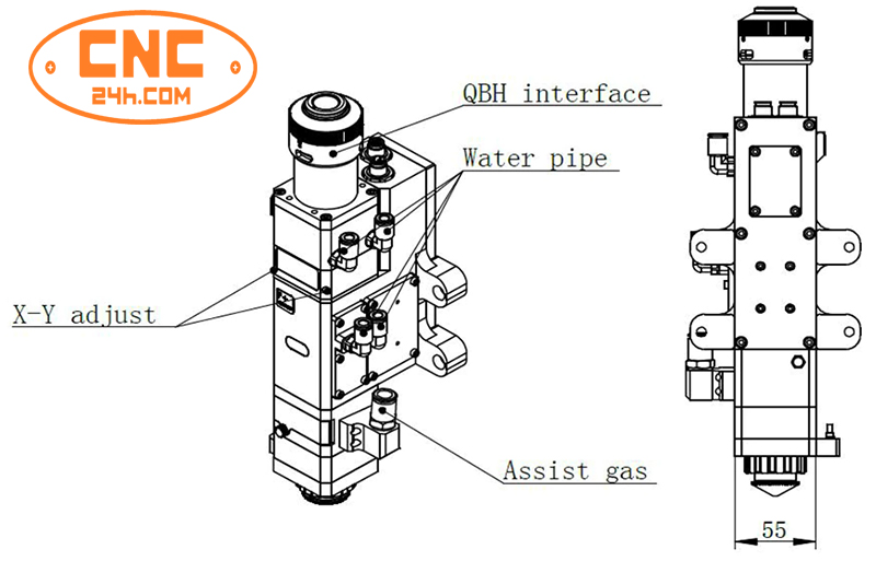 đầu cắt raytool 