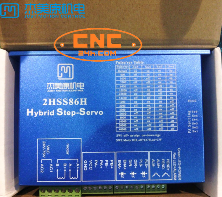 Động cơ Servo 4Nm JMC Driver 2HSS86H + Động cơ 86J1880EC