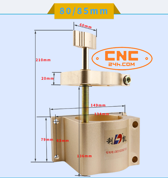 gá spindle nâng hạ