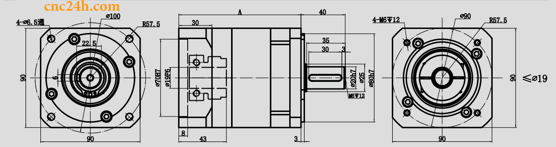 Hộp số 750W