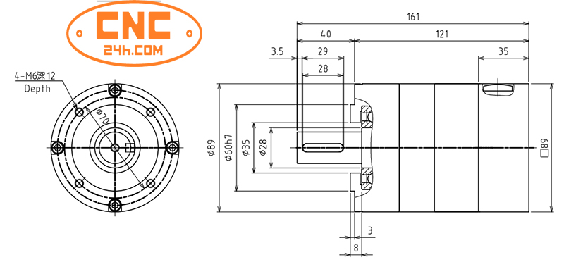 hộp số 750W