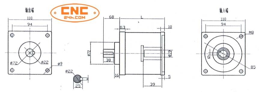 hộp số hành tinh cnc