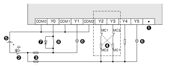 PLC-MITSUBISHI-FX1S-10MR-001-FX1S-10MT-001