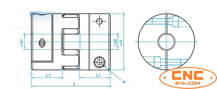 khớp nối đầu trục động cơ