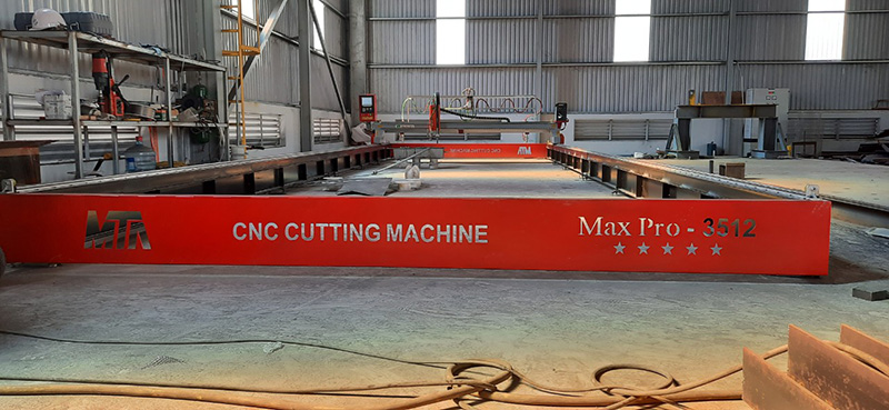 Máy cnc plasma MTA tại công ty đóng tàu SamShin Vũng Tàu