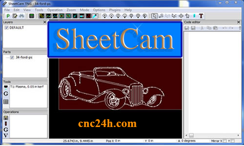 phần mềm điều khiển máy cắt plasma cnc sheetcam