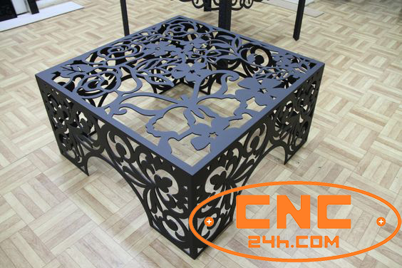 cắt cnc hoa văn kim loại